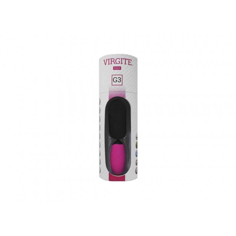 HUEVO VIBRADOR VIRGITE G3 (ROSA Y NEGRO)