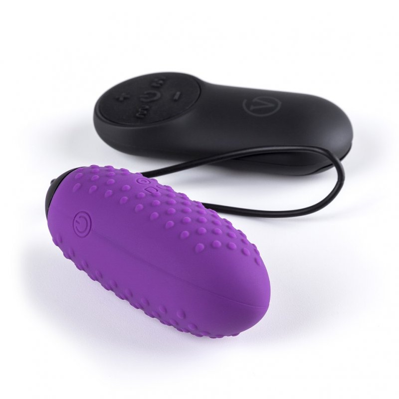 HUEVO VIBRADOR VIRGITE G4 (MORADO Y NEGRO)