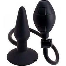 BUTT PLUG HINCHABLE S (NEGRO)