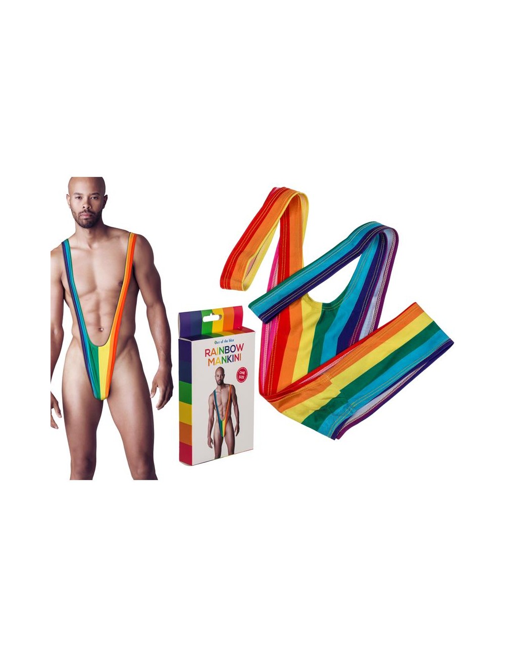 MANKINI OUT OF THE BLUE RAINBOW (NICA, MULTICOLOR)